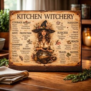 Kitchen Witchery Decorative Sign